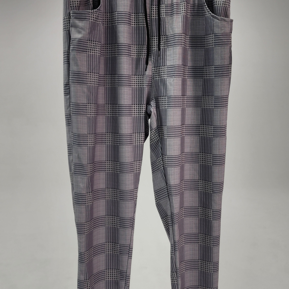 Men's Classic Checkered Stretch Trousers